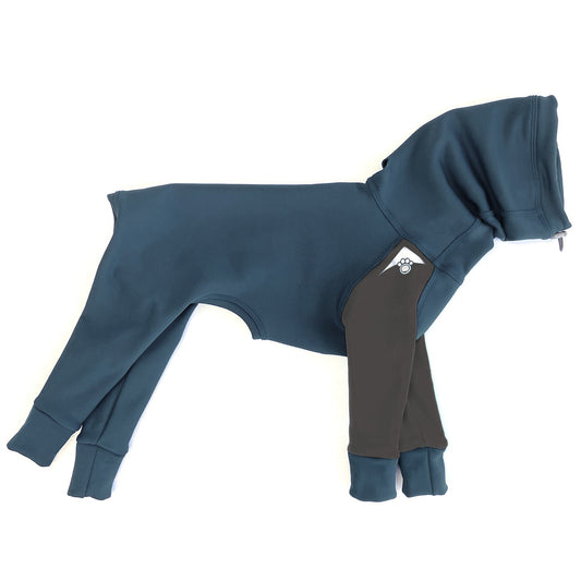 Z'Hoodie Active - Bleu acier et gris